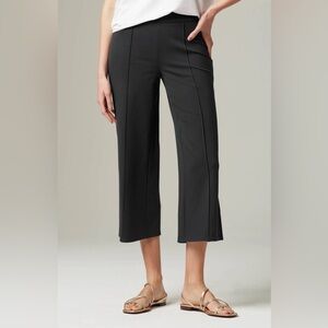 J. Jill Black Wide Leg Cropped Pants